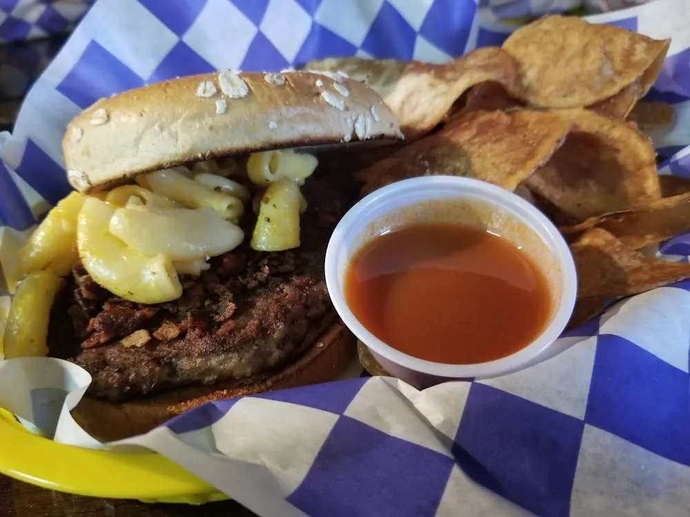 Mac and Cheese Burger